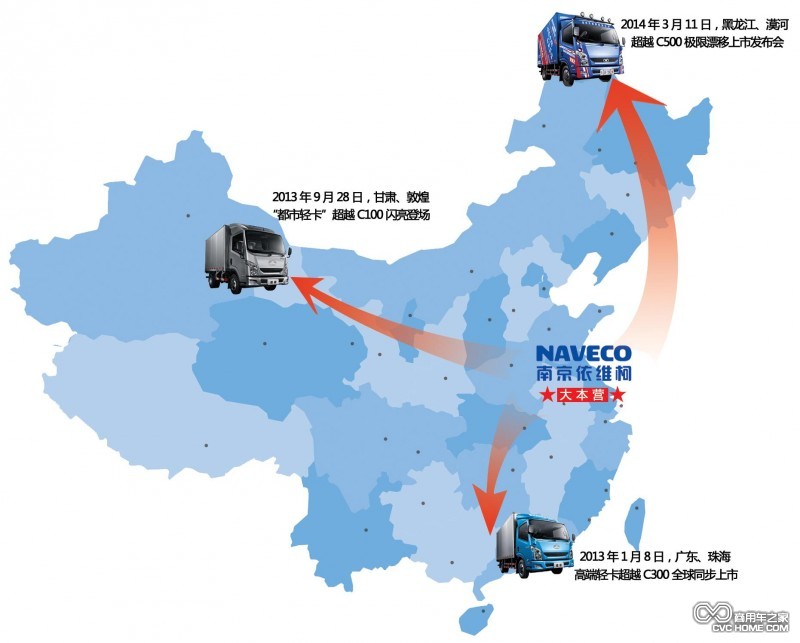 南京依維柯高端輕卡超越C500極限漂移漠河上市