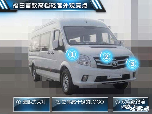 福田高端輕客外觀(guān) 商用車(chē)